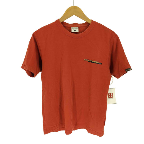 コロンビア Columbia バック プリント 鹿の子 クルーネック Tシャツ メンズ import:S