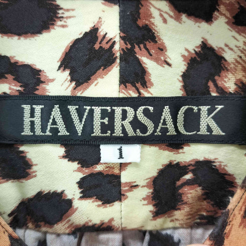 ビームスボーイ BEAMS BOY BEAMSBOY×HAVERSACK レオパードシャツ レディース JPN:1