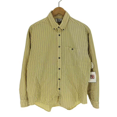 90S TJW MERVYN'S USA製 チェーンストライプ B.D シャツ メンズ import:L