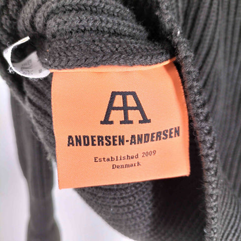 アンデルセンアンデルセン ANDERSEN-ANDERSEN 畦編み タートルネックニット ヘビーオンス メンズ import:S