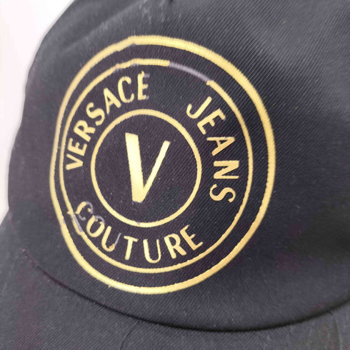 ヴェルサーチ VERSACE ロゴプリントキャップ メンズ