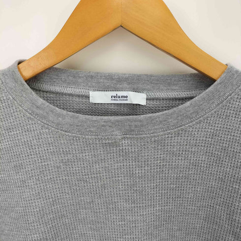 ジャーナルスタンダードレリューム JOURNAL STANDARD relume 24SS TCワッフルオーバーサイズロングスリーブTシャツ レディース FREE