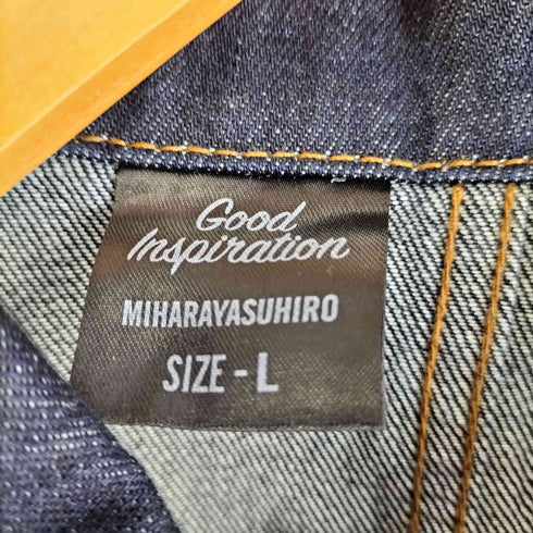 ミハラヤスヒロ MIHARA YASUHIRO コラボデニムジャケット オーバーサイズ メンズ import:L
