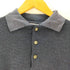 via cortesa extra comfort ボーダー柄 ウール ポロシャツ メンズ