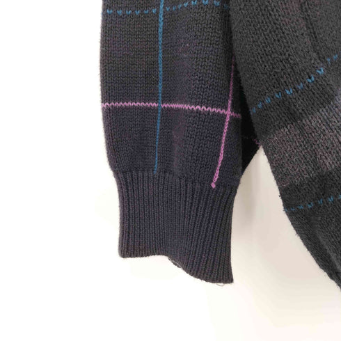 ライルアンドスコット LYLE&SCOTT チェック柄 Vネック コットンニット メンズ JPN:XL