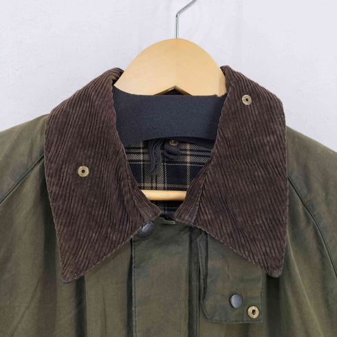 バブアー Barbour 襟コーデュロイ 3ワラント BEDALE チェック柄ライナー オイルドジャケット メンズ