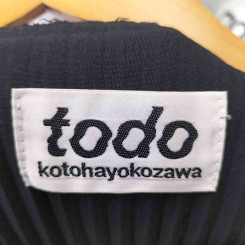 トゥードゥーコトハヨコザワ todo kotoha yokozawa todo series 別注 PLEAT POCKET TEE プリーツポケットカットソー メンズ JPN:S