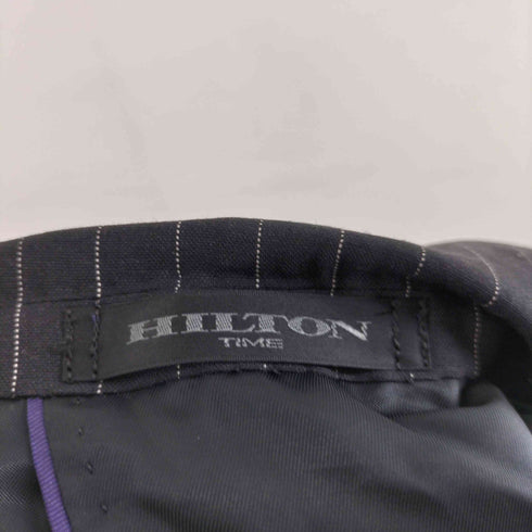 ヒルトン HILTON ピンストライプ テーラードジャケット スラックス スーツセットアップ メンズ