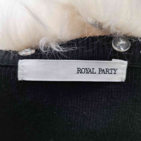ロイヤルパーティー ROYAL PARTY オフショルファーロングニットドレス レディース FREE