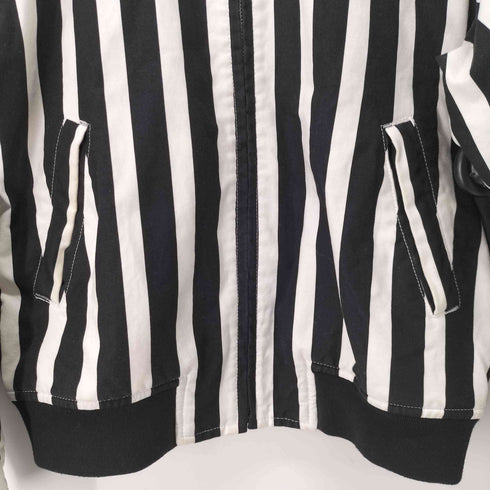 ブラックコムデギャルソン BLACK COMME des GARCONS 16AW 裏地キルティングストライプブルゾン メンズ JPN:M