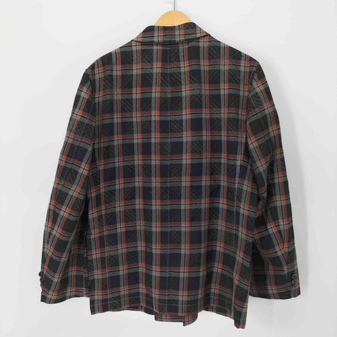 コムデギャルソンオム COMME des GARCONS HOMME 98SS 田中オム ウールチェックシャツジャケット メンズ JPN:M