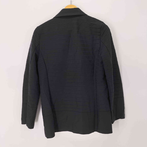 イッセイミヤケ ISSEY MIYAKE 90-00S 銀タグ シースルーボーダーテーラードジャケット メンズ JPN:2