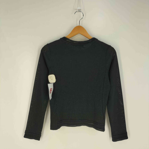 ヒロコビス HIROKO BIS スイッチングパターン ウールアクリル ロングスリーブTシャツ レディース 9