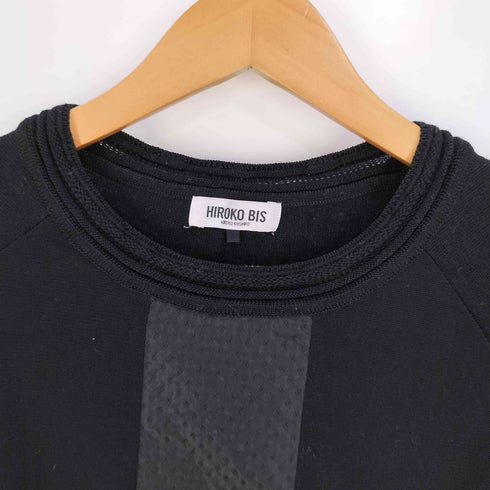 ヒロコビス HIROKO BIS スイッチングパターン ウールアクリル ロングスリーブTシャツ レディース 9