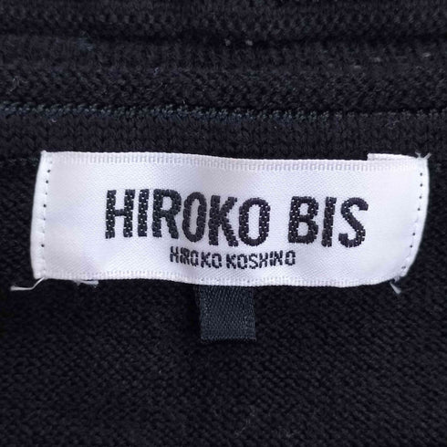 ヒロコビス HIROKO BIS スイッチングパターン ウールアクリル ロングスリーブTシャツ レディース 9