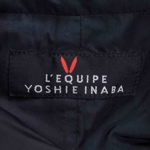 レキップヨシエイナバ LEQUIPE YOSHIE INABA ショールカラー シェイプ ダウンジャケット レディース 38