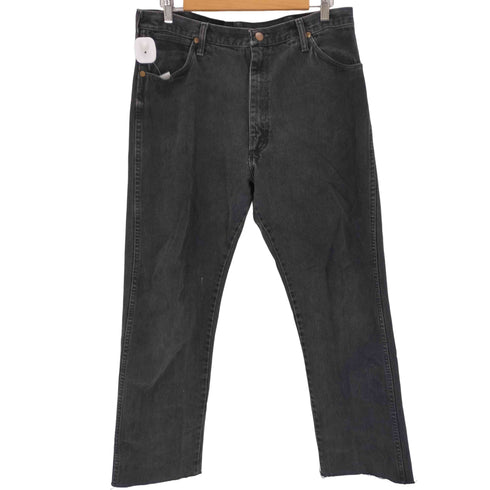 ラングラー Wrangler USA製 ブラックデニムパンツ メンズ W36