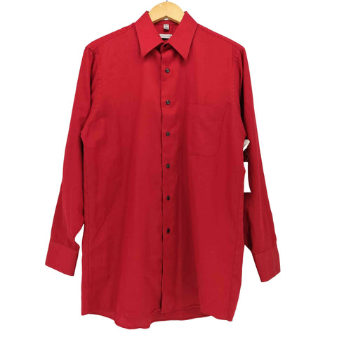 ジェフリービーン GEOFFREY BEENE サテン レギュラーカラー L/S シャツ メンズ import:M