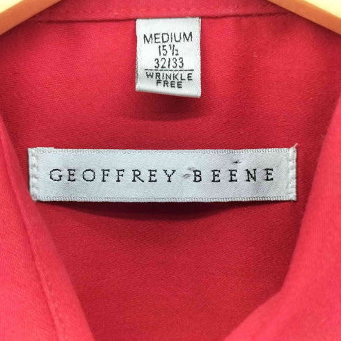 ジェフリービーン GEOFFREY BEENE サテン レギュラーカラー L/S シャツ メンズ import:M