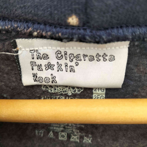 フルーツオブザルーム FRUIT OF THE LOOM 脱色リメイク プルオーバーパーカー メンズ 2XL