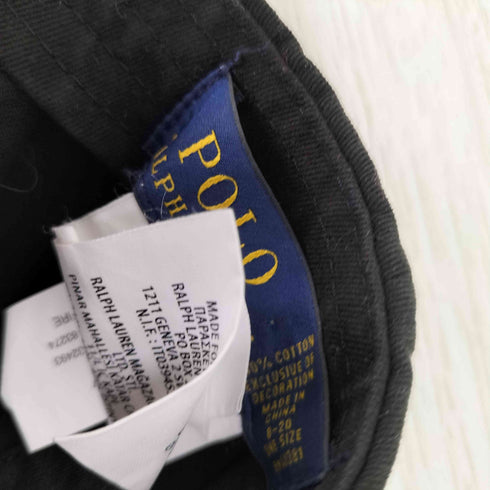 ポロラルフローレン POLO RALPH LAUREN スモールポニー刺繍 6パネルキャップ レディース