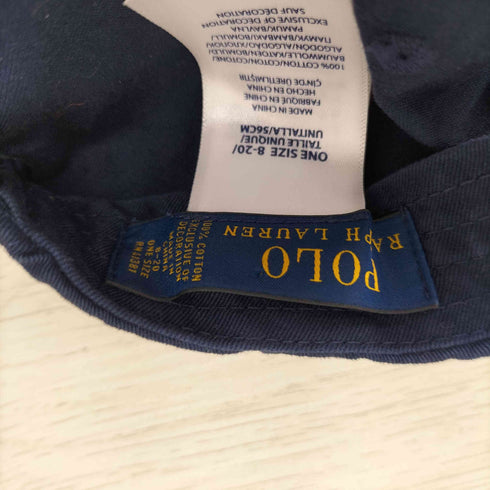 ポロラルフローレン POLO RALPH LAUREN スモールポニー刺繍 6パネルキャップ レディース