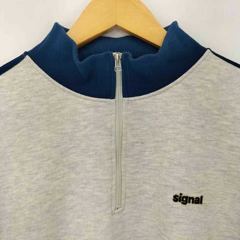 シグナルスポーツ SIGNAL SPORTS ハーフジップ裏毛スウェット レディース JPN:M