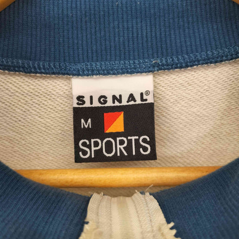 シグナルスポーツ SIGNAL SPORTS ハーフジップ裏毛スウェット レディース JPN:M