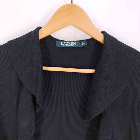 ローレンラルフローレン LAUREN RALPH LAUREN フリル ニット カーディガン レディース import:M