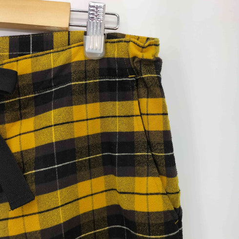 ビームスボーイ BEAMS BOY ポリエステルレーヨンタータンチェックパンツ レディース