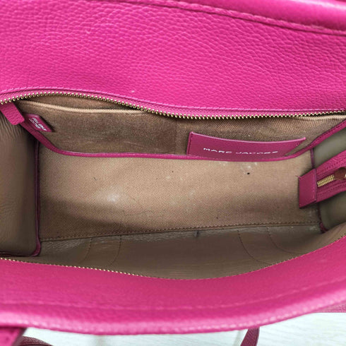 マークジェイコブス MARC JACOBS ロゴレザーハンドバッグ レディース