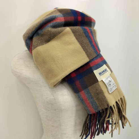 ビームスボーイ BEAMS BOY カシミヤ ビッグタータンチェックストール レディース
