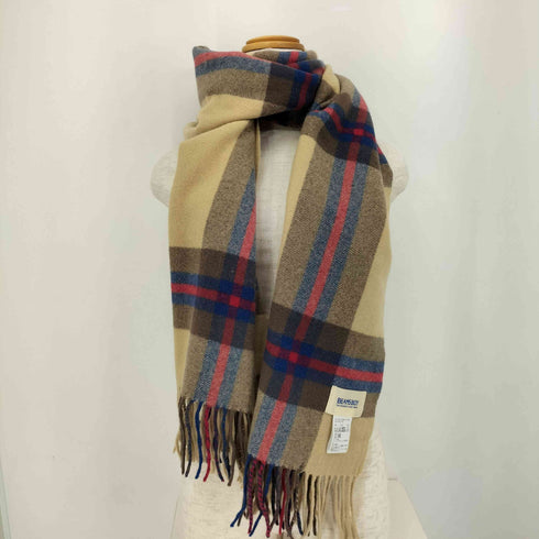 ビームスボーイ BEAMS BOY カシミヤ ビッグタータンチェックストール レディース