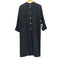 フォグリネンワーク fog linen work スタンドカラー リネン混 クロップド ワンピース レディース