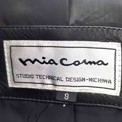 mia coma ラムレザー トレンチ コート レディース JPN:9号