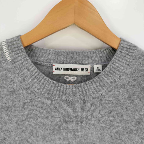 アニヤハインドマーチ ANYA HINDMARCH アーム刺繍 クルーネックニット レディース JPN:M