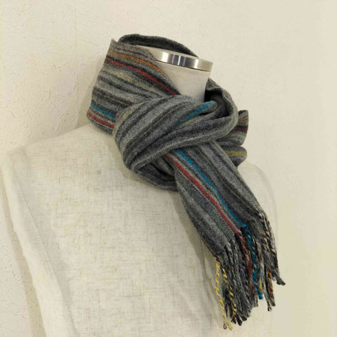 ポールスミス Paul Smith カシミヤ混 マルチストライプ ストール レディース