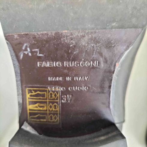 ファビオルスコーニ FABIO RUSCONI 1400/SOF CALF-NERO 異素材切替ロングブーツ レディース EUR:37