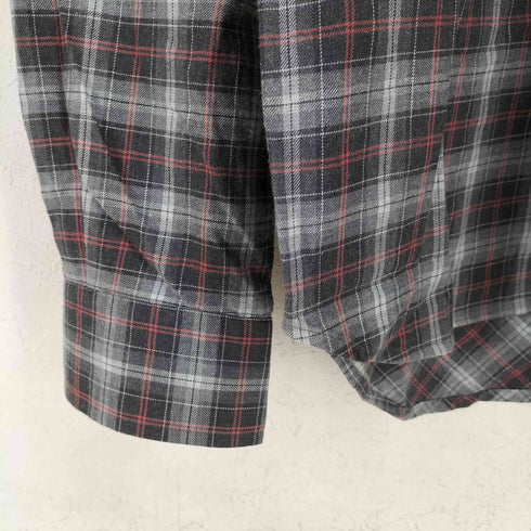 ヴェロニクブランキーノ Veronique Branquinho 00s ベルギー製 チェック スナップボタンシャツ antwerp メンズ EUR:48