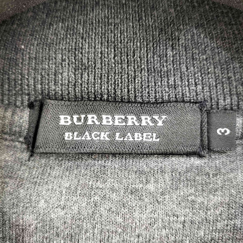 バーバリーブラックレーベル BURBERRY BLACK LABEL ジップアップ ニットポロ レディース 3