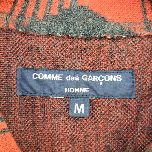 コムデギャルソンオム COMME des GARCONS HOMME インザイドアウト 総柄 ニットシャツ メンズ JPN:M