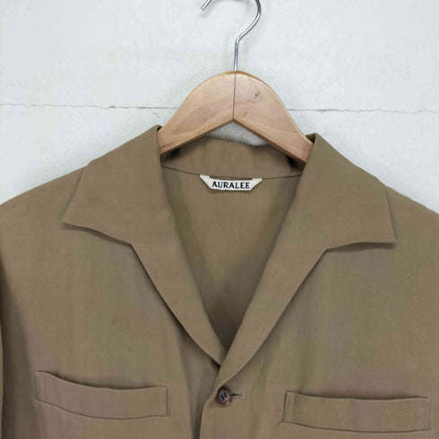 オーラリー AURALEE SILK TRIPLE CLOTH SHIRTS レディース JPN:4