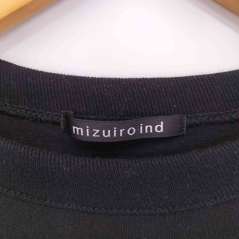 ミズイロインド mizuiro ind クロップド ボリュームスリーブカットソー レディース