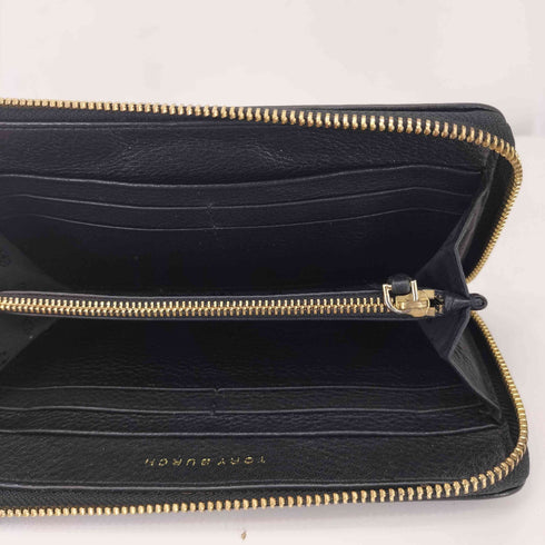 トリーバーチ TORY BURCH ロゴデザイン ラウンドファスナー 財布 レディース