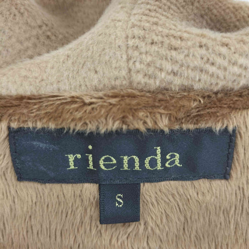 リエンダ rienda ベルテッドファーコート レディース JPN:S