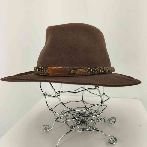 LEMBERT VINTAGE ウール中折れハット メンズ