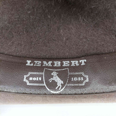 LEMBERT VINTAGE ウール中折れハット メンズ