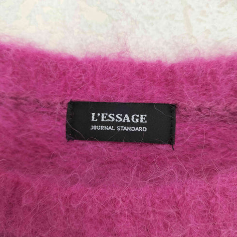 ジャーナルスタンダードレサージュ JOURNAL STANDARD Lessage モヘヤアルパカクルーネックニット レディース