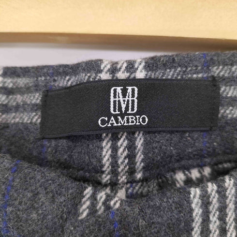 カンビオ CAMBIO ウールチェックスラックス メンズ JPN:L
