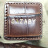 サザビー SAZABY クロコ型押しレザーハンドバッグ レディース